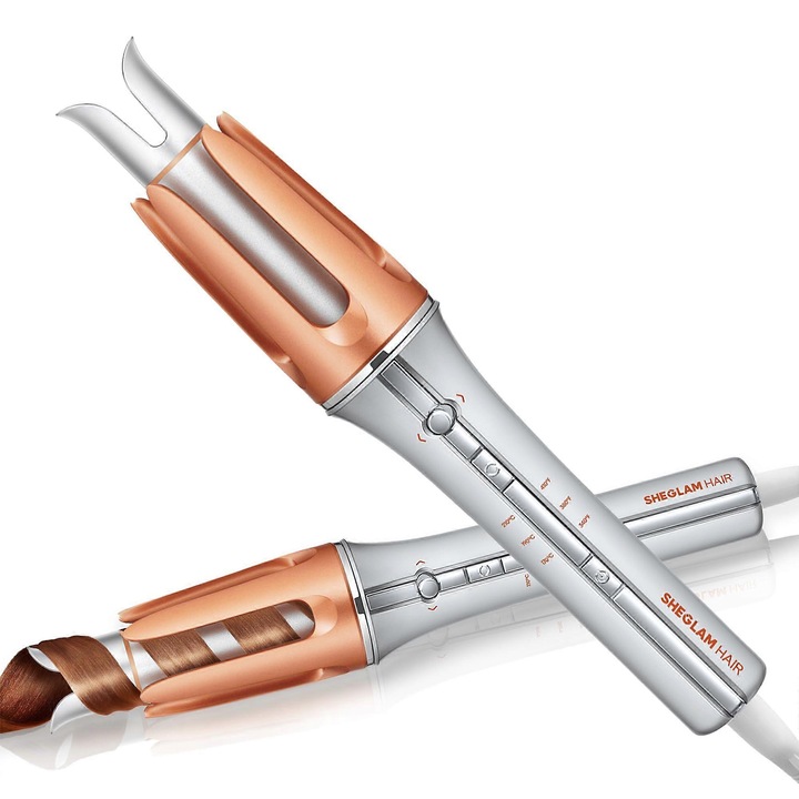 Ondulator automat 1 1/4 inch, 3 temperaturi, rotire bidirectionala, design antiincalzire