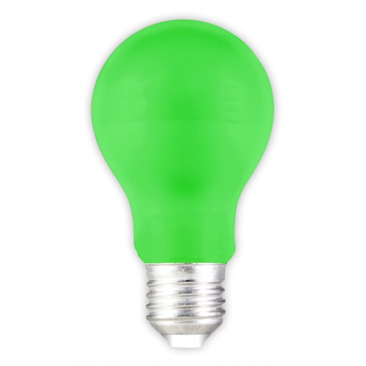 Bec LED Verde E27 1W A60 240V 12lm 20.000h
