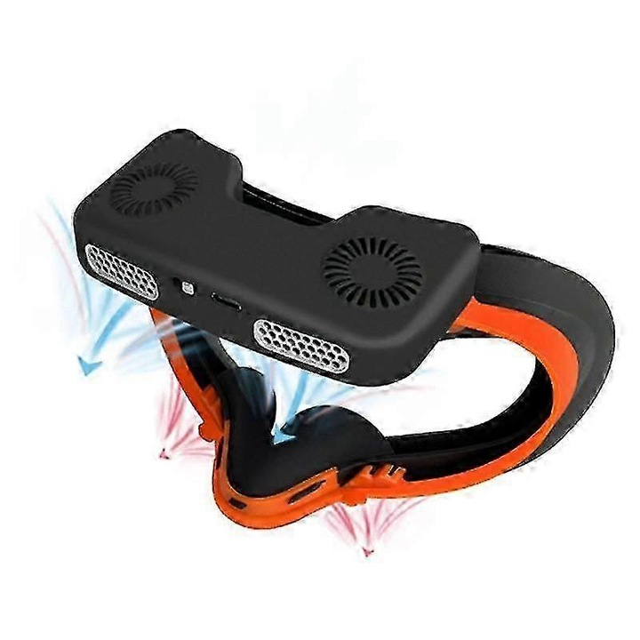 Ventilator de racire pentru Quest 2, interfata faciala, sistem de ventilatie activ, negru