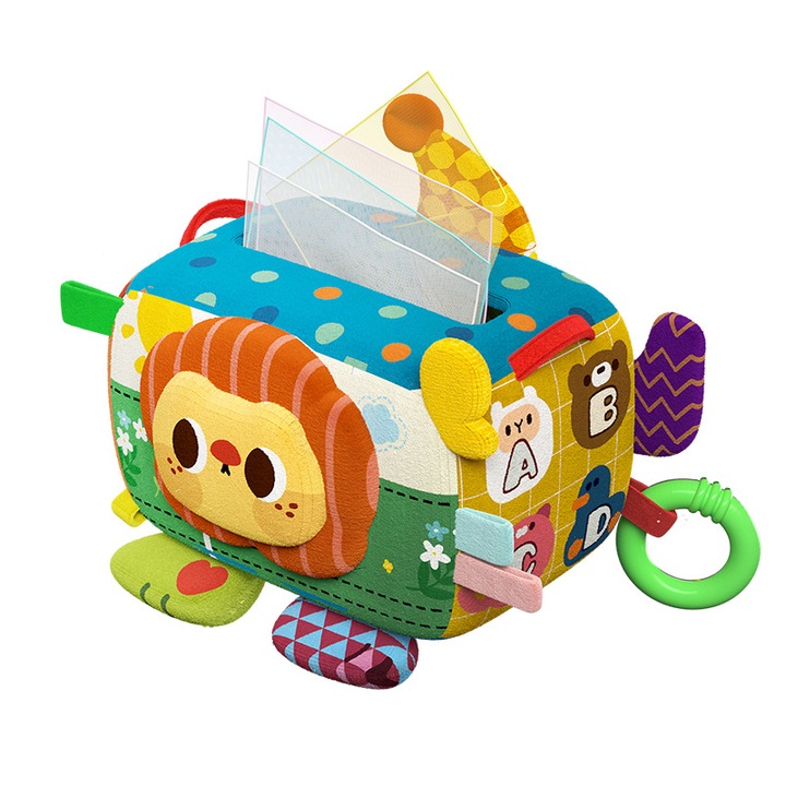 Jucarie interactiva RQQM, multicolor, 7x21x14cm, pentru baieti 6-12 luni