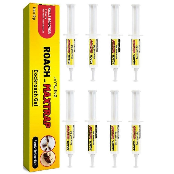 Gel insecticid pentru gandaci, set, 3-10 zile efect, sigur pentru familie, 30g