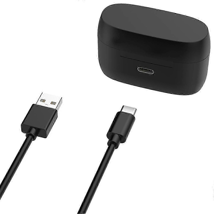 Töltő Jabra Elite4 Active fülhallgatóhoz, fekete, töltőkábellel, 72g