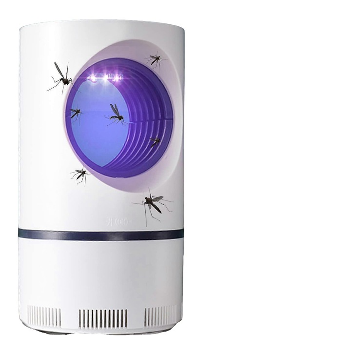 Електрическа лампа за насекоми, против комари, вътрешна/външна, 30x10см