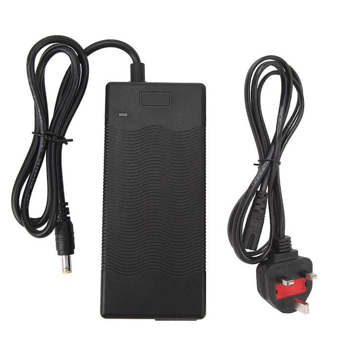 Incarcator 29.4V 1.5A pentru bicicleta electrica si trotinete, cu conector DC 5.5 x 2.1mm, protectie inteligenta, dimensiuni compacte