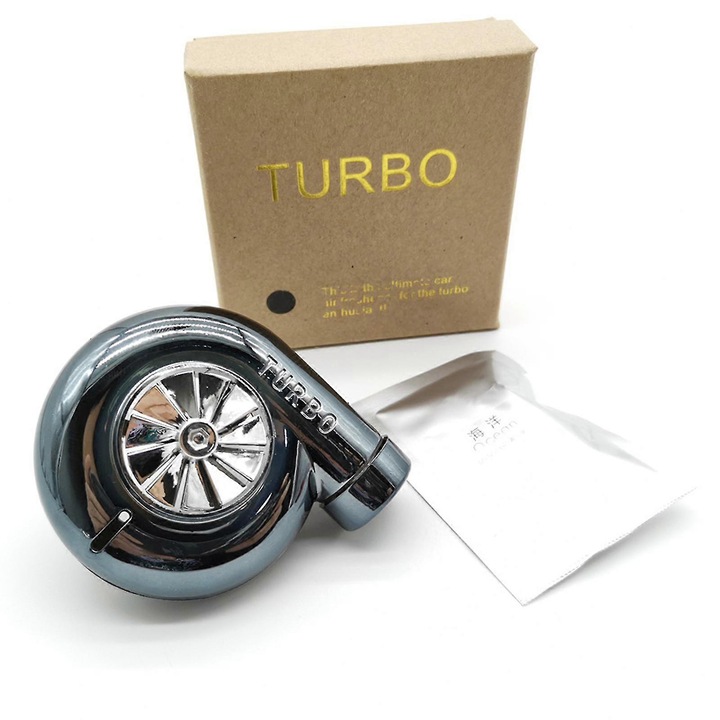 Odorizant auto, forma turbo, design elegant, 7x6x2.5cm