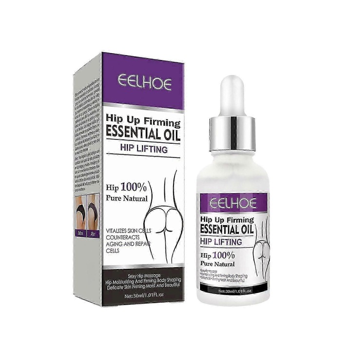 Ulei de fermitate pentru solduri, Hip Up, 30ml, imbunatateste elasticitatea pielii, hraneste si hidrateaza
