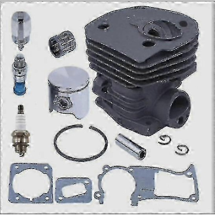 Set reparatie motor ferastrau cu lant 44mm, cilindru, piston, filtru, garnituri, pentru Husqvarna 340-353