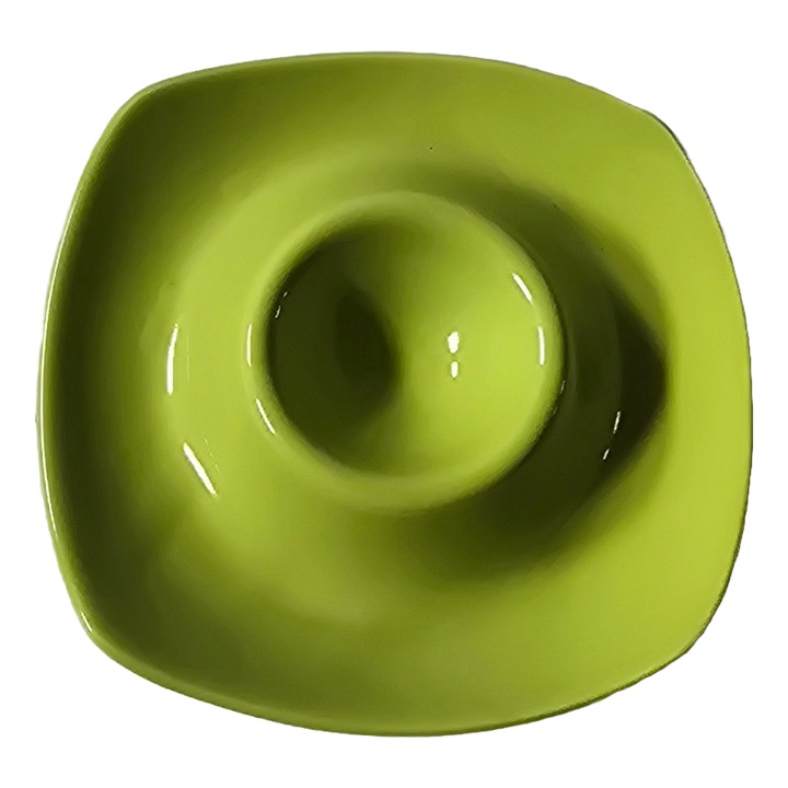 Suport ou, tip farfurie, 12 cm, Verde