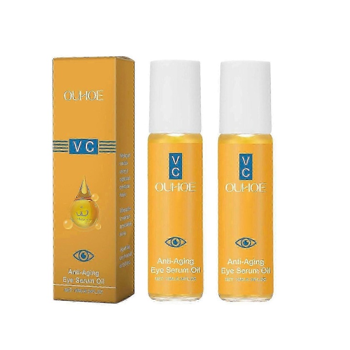 Ser pentru ochi, 2 bucati, anti-rid, ulei esential, pentru cearcane, toate tipurile de ten