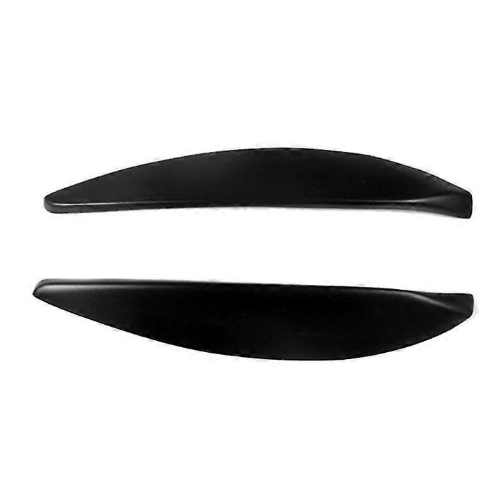 Ornamente faruri auto pentru Opel Astra H MK5 2004-2009, set, negru, rasina
