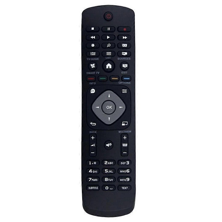 Telecomanda universala pentru TV, ergonomica, 1-10m, ABS