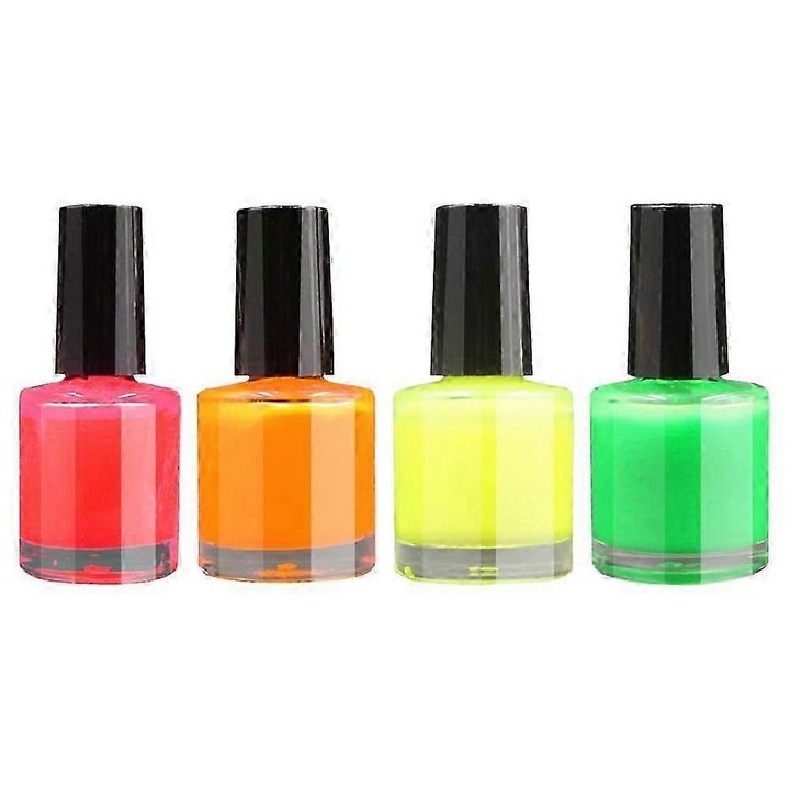 Vopsea fluorescenta 15ML pentru plute de pescuit, design compact, culori stralucitoare