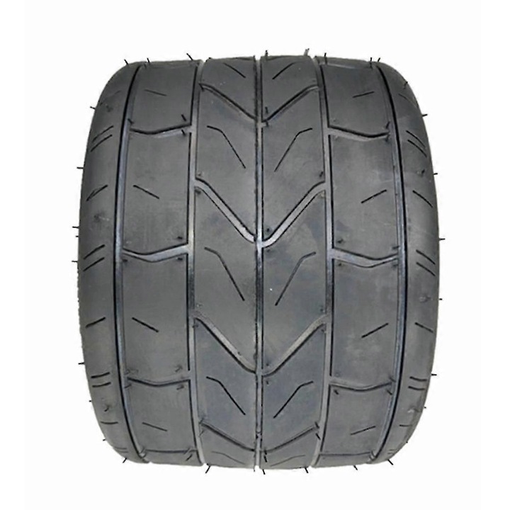 Мотоциклетна гума 10x6.00-6, черна, гумена, комплект от 1 брой.