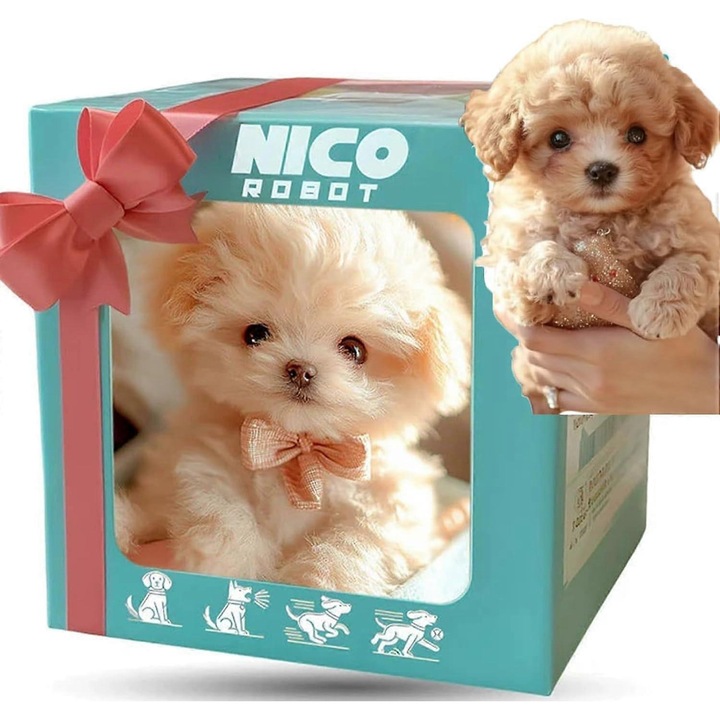 Роботизирано куче с изкуствен интелект, ходи, лае, клати глава