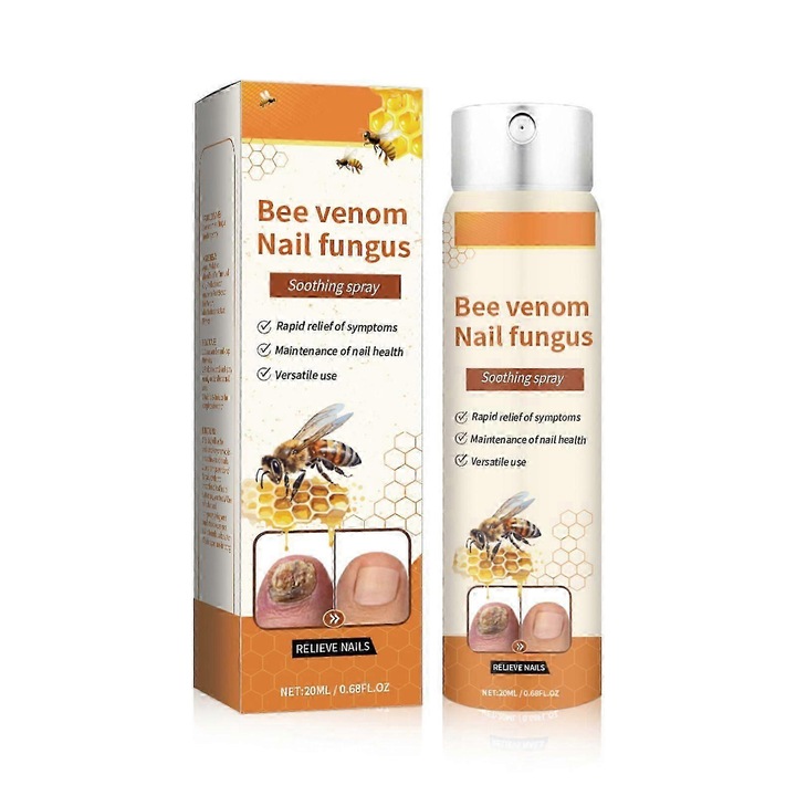 Solutie pentru ingrijirea unghiilor, 3 piese, tratament pentru ciuperca unghiilor, pentru unghii crapate si deteriorate, 20ml