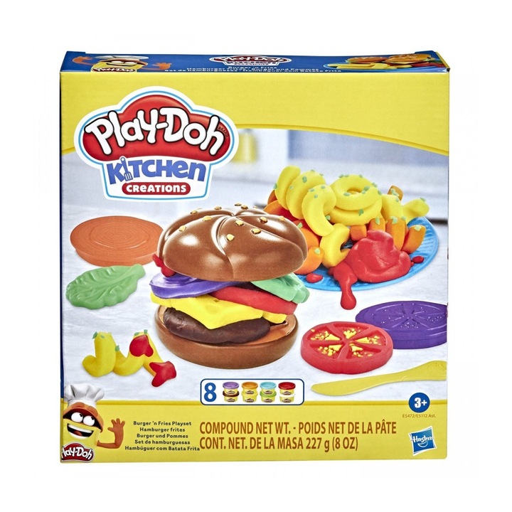 Комплект Play-Doh Кухненски творения - Хамбургер