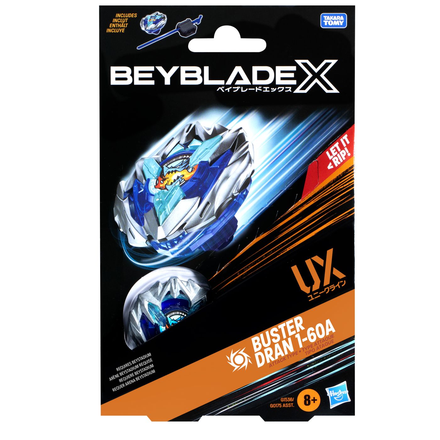 Jucarie Beyblade X - Buster Dran 1-60A, cu lansator - eMAG.ro