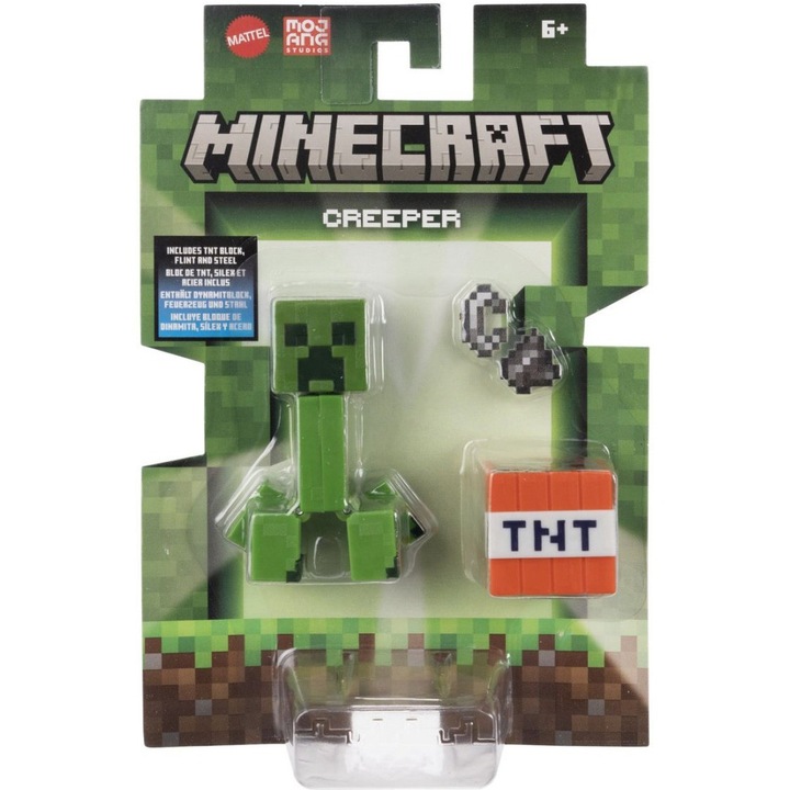 Фигурка Minecraft Craft A Block - Creeper, 8 см