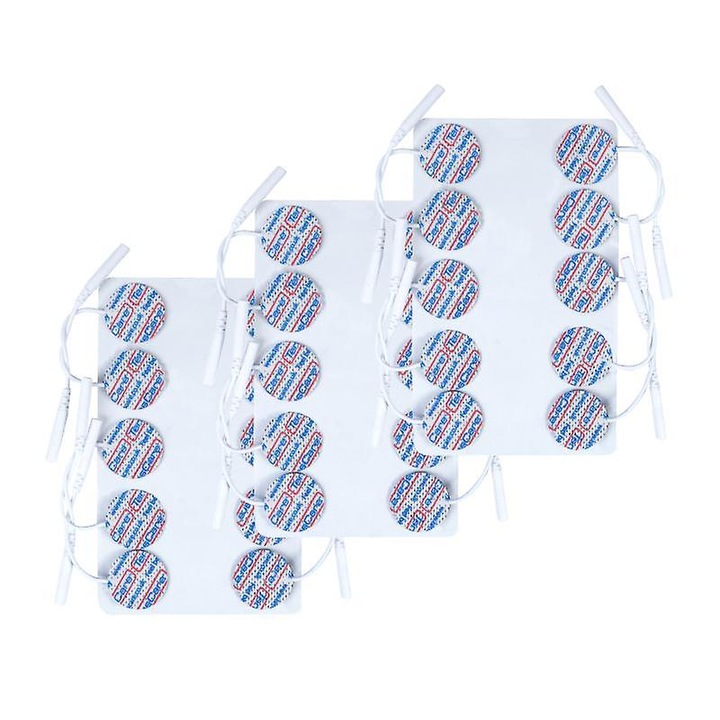 Electrozi circulare de inlocuire 25mm, set de 30, pentru aparate de masaj