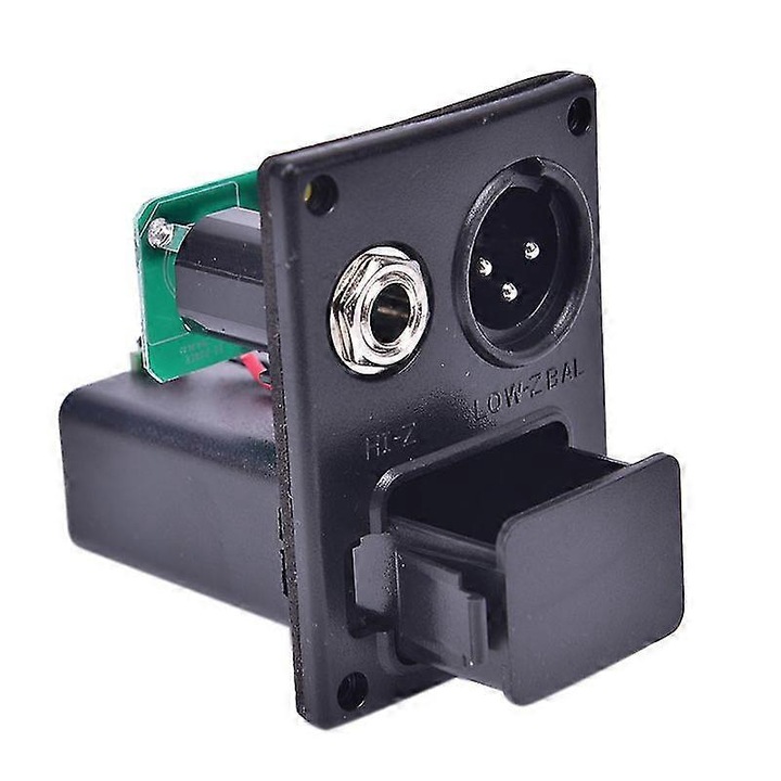 Cutie pentru baterie pickup, LC-5, plastic, negru, 6.5cmx4.8cm, 1 buc.