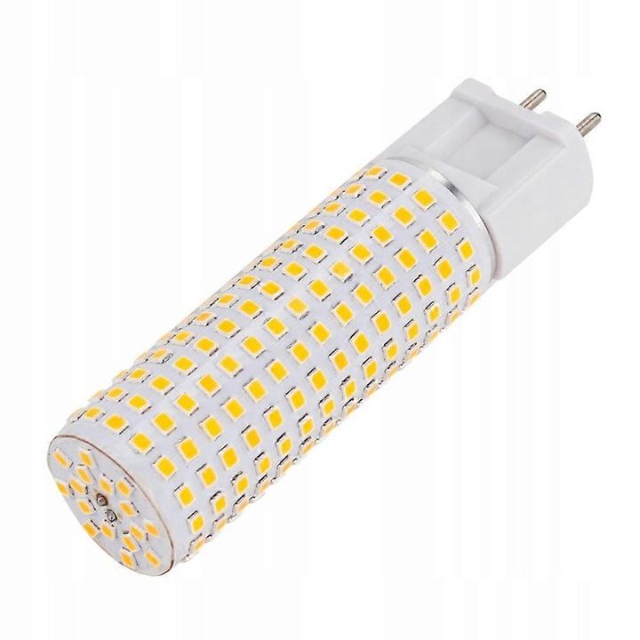 Bec LED G12 20W 2400LM alb cald, dimensiuni 30x115mm, set 1 buc