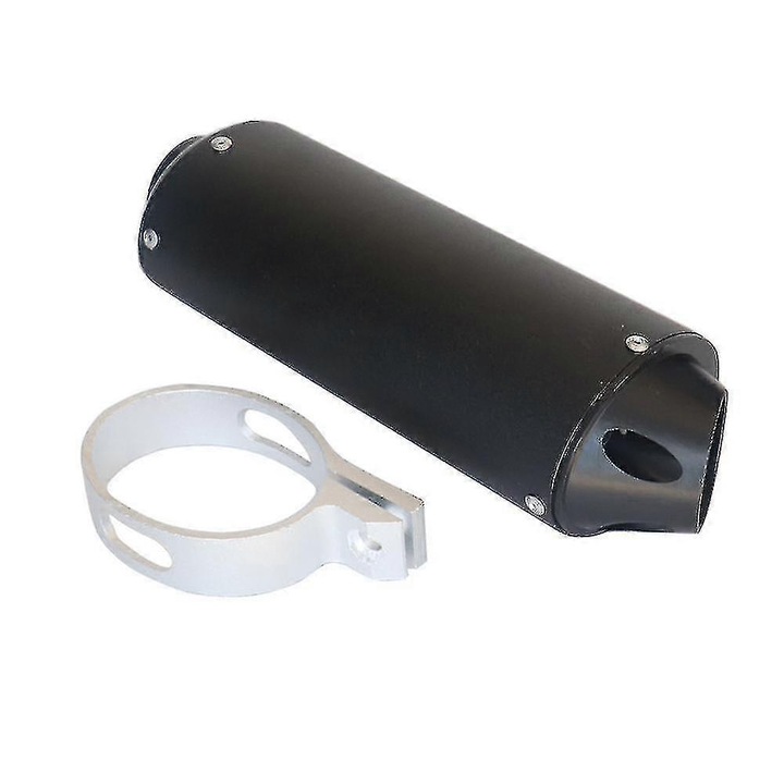 Motorkerékpár kipufogó 28mm 38mm, fém, 25cmx8.2cm, ATV-khez 50cc 110cc 125cc