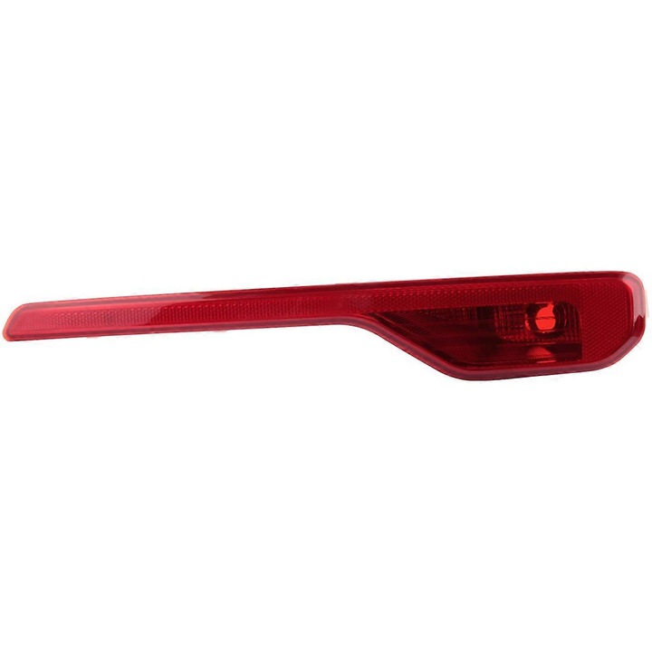 Placa reflector pentru bara din spate dreapta Volvo XC40 2018-2019, rosie, material ABS
