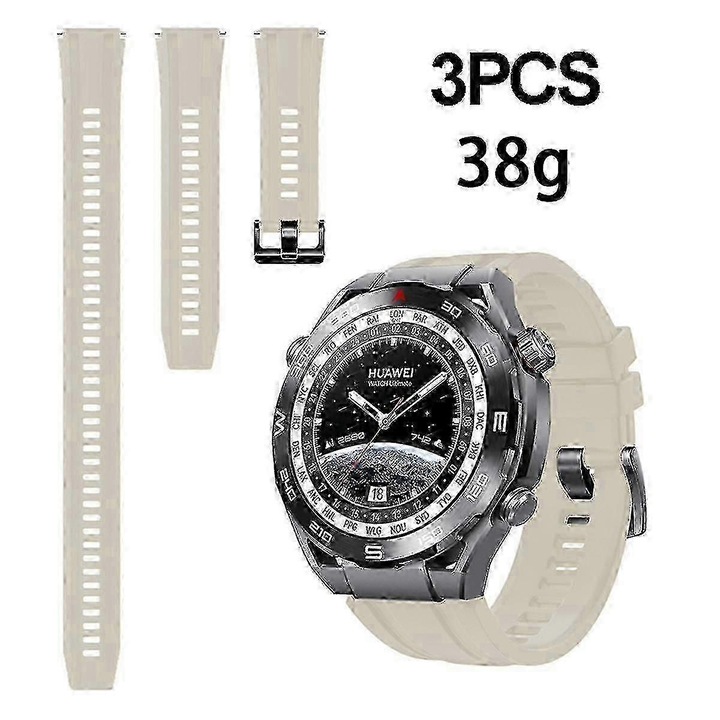 Curea din silicon pentru ceas, set de 3 bucati, 126x87mm, 241x87mm