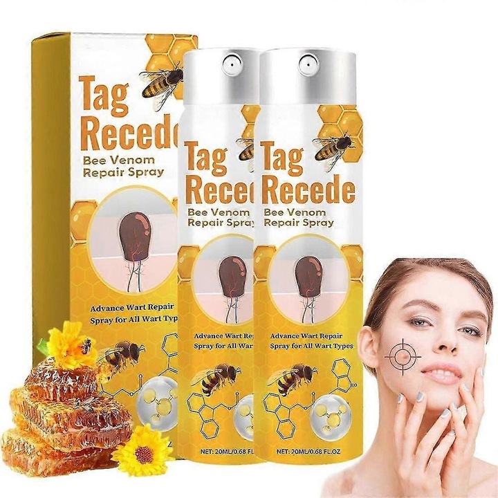 Remediu lichid pentru negi, 20ml, set 2x, aplicare rapida, usor de utilizat, pentru toate tipurile de piele