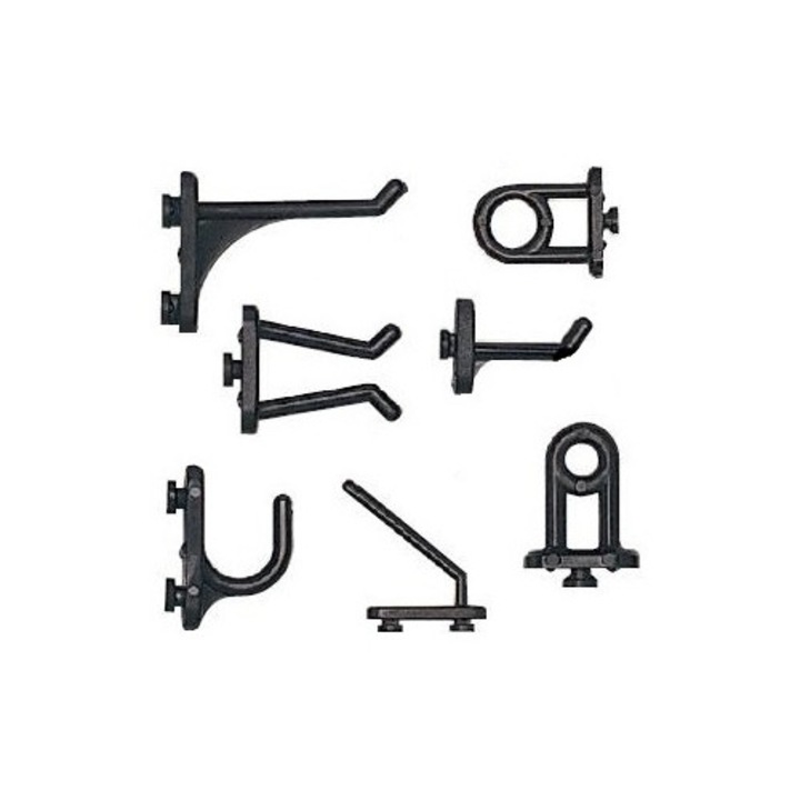 Set 20 carlige plastic pentru panou perforat de scule