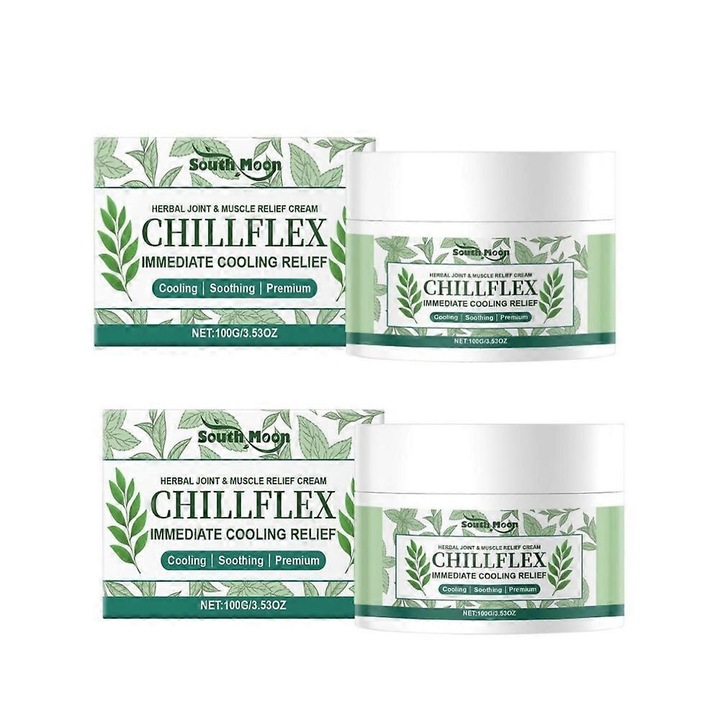 Nyugtató krém izmokra és ízületekre, 100g, hűsítő hatású, nem zsíros, könnyen felszívódik