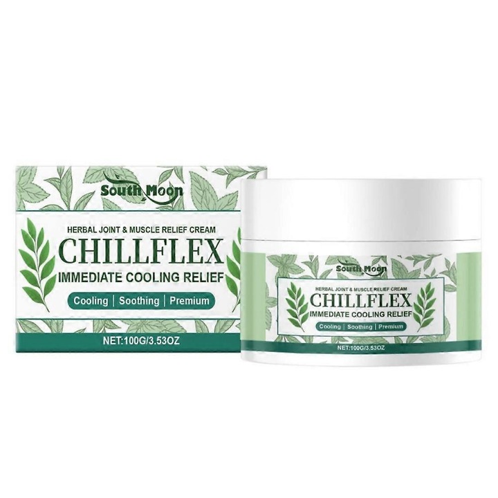 Nyugtató krém izmokra és ízületekre, 100g, hűsítő hatású, nem zsíros, könnyen felszívódik