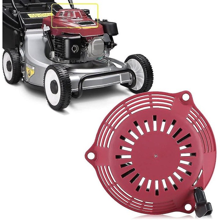 Starter de recul pentru motocoasa Honda GCV135 GCV160 EN2000, rosu, usor de instalat