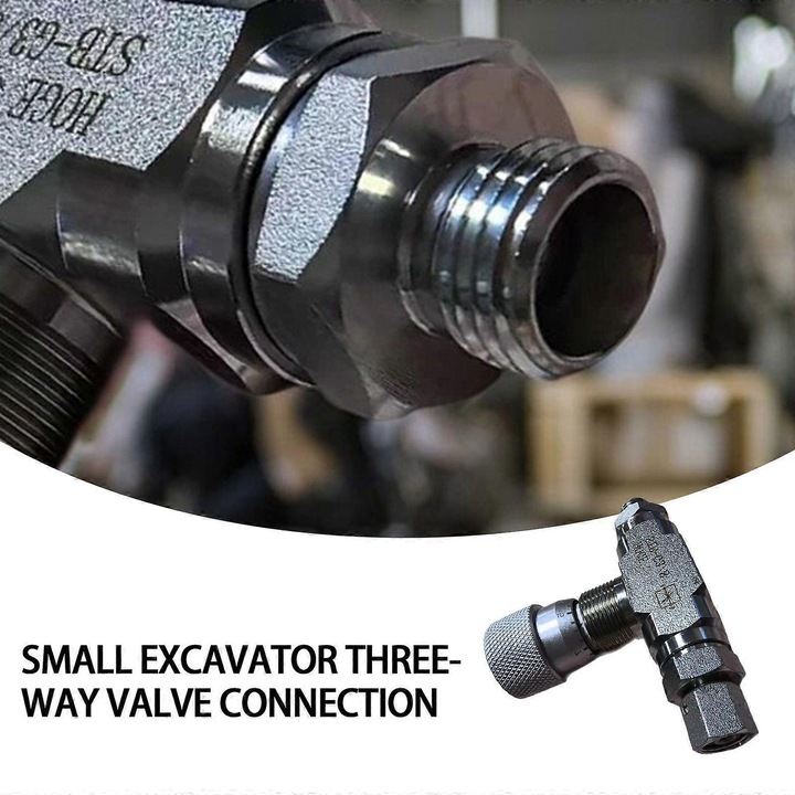 Kétutas hidraulikus áramlásszabályozó szelep STB-G3/8 W/L08 csatlakozás