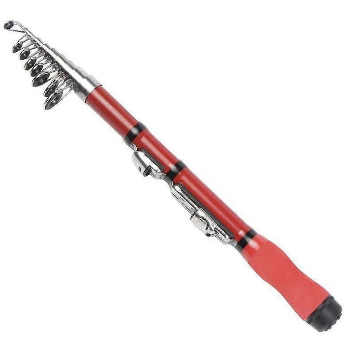 Lanseta pescuit telescopica 1.0m-1.9m, design automat, maner ergonomic