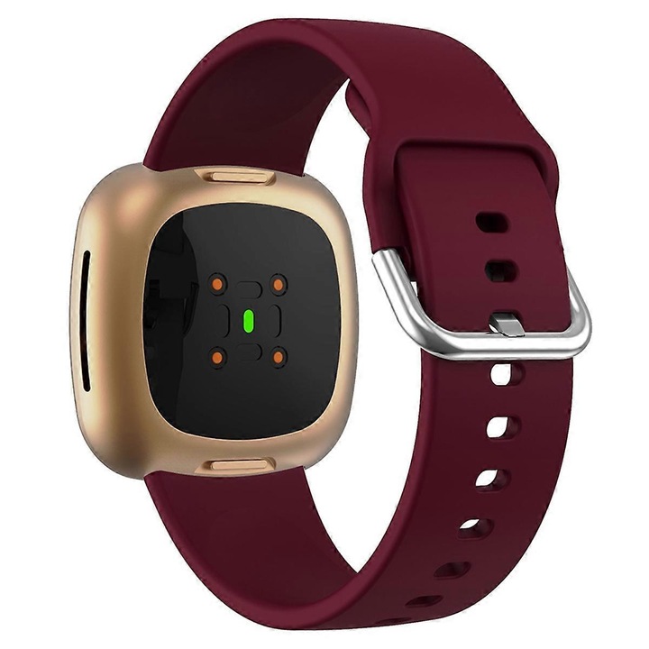 Curea de ceas pentru Fitbit Versa 4/Sense 2, silicon, , 85mm+115mm