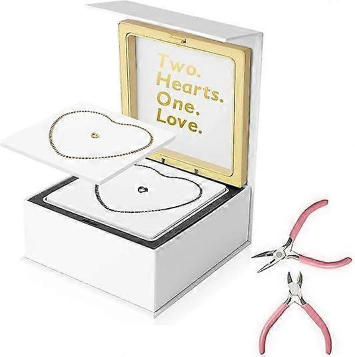 Set de bratari permanente din otel inoxidabil pentru cupluri, kit DIY, simbol infinit, cadou de Ziua Indragostitilor