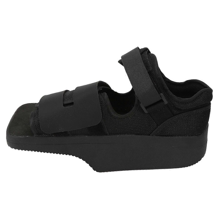 Pantofi de recuperare post-operatorii, L 41-42, design cu descarcare pe partea din fata, material respirabil, talpa din cauciuc antiderapant