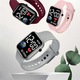 Ceas digital LED pentru copii, waterproof, alb, cu curea ajustabila