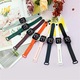 Ceas digital LED pentru copii, waterproof, alb, cu curea ajustabila