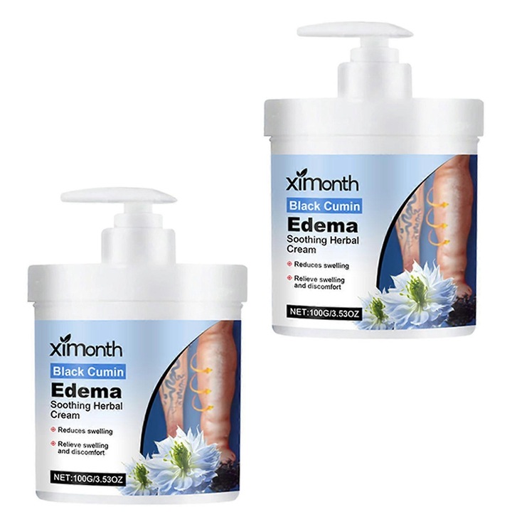 2 db-os krémkészlet, 100 g, 6,4 x 9,9 cm, hidratáló és tápláló a bőr számára