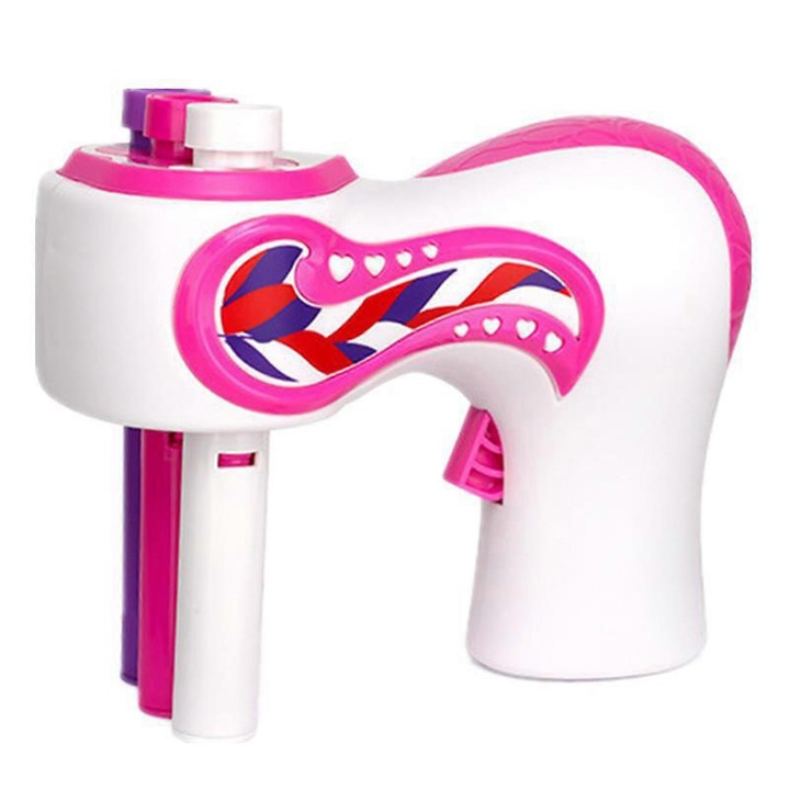 Set unelte de coafare automata pentru fetite, roz dimensiuni 31x22x6cm, 30x23x8cm, 38x33x9cm, 40x31x8cm