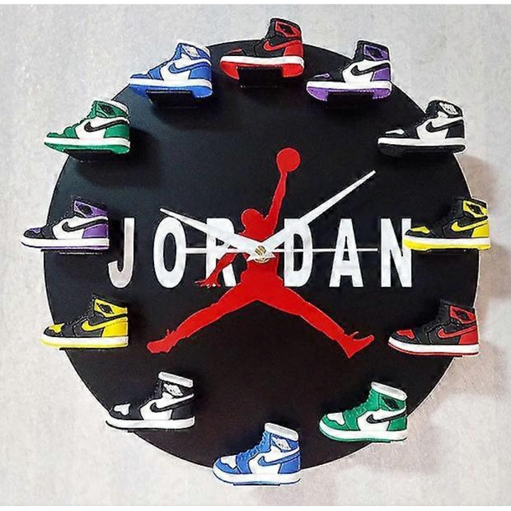 Ceas decorativ 30cm, fara rama, pentru living, dormitor, cafea, bar