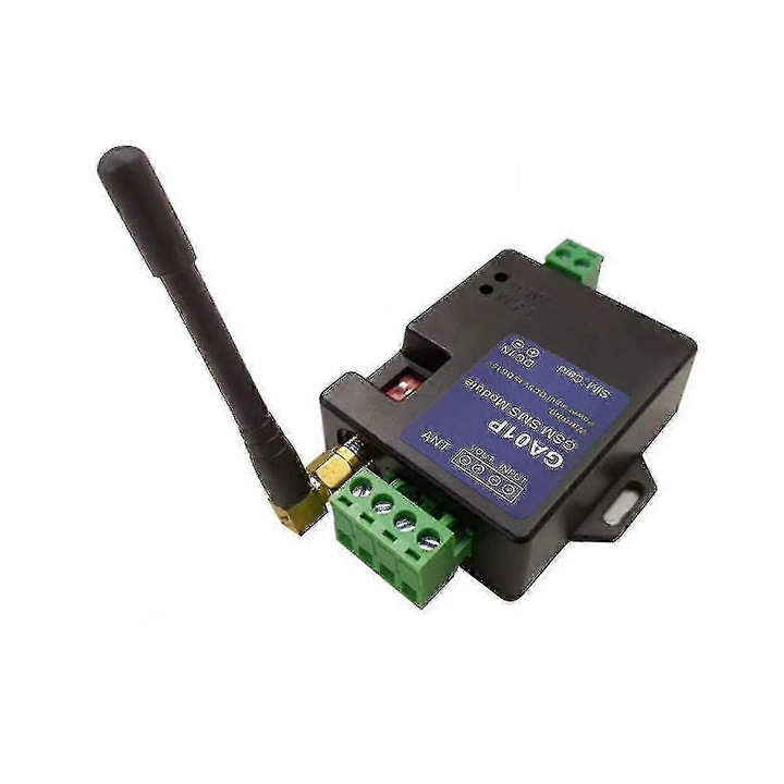 Alarma GSM inteligenta, GA01P, alimentare de urgenta, 5-15V, cu sirena, plastic