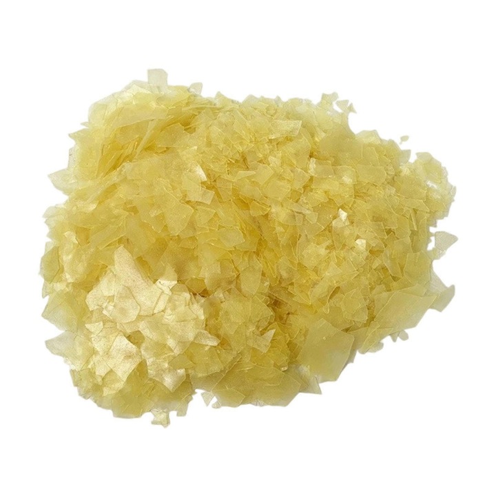 Flacon cu fulgi de shellac transparent, 100g, material de reparare pentru mobilier