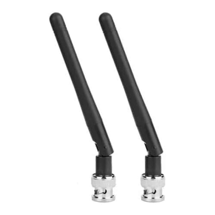 Комплект от 2 UHF BNC антени, 780-830MHz, 3dBi, 4.5 инча, черни