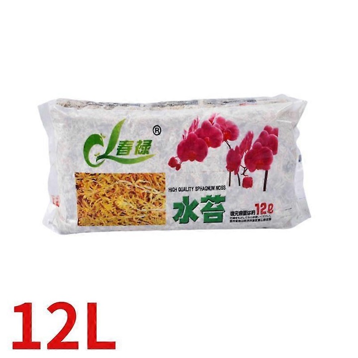 Muschi Sphagnum 12L, absorbtie apa 20%