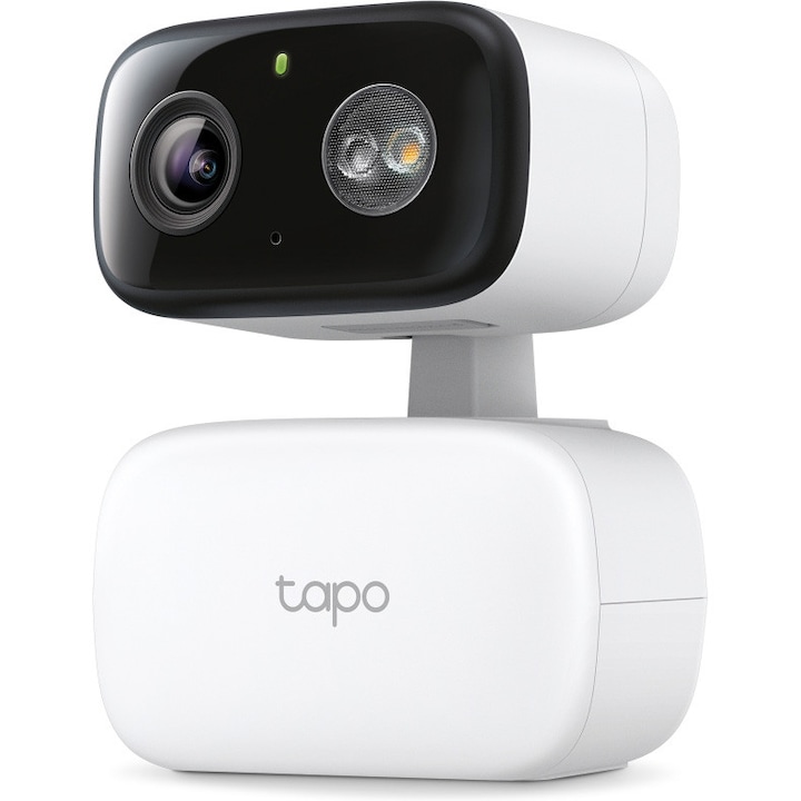 Vezeték nélküli térfigyelő kamera TP-Link Tapo C206, Pan/Tilt 360 fokos, Full HD 1080P, Babafigyelő funkció, Színes éjjellátó, Intelligens mozgásérzékelés, Kétirányú hang, ONVIF, IP65