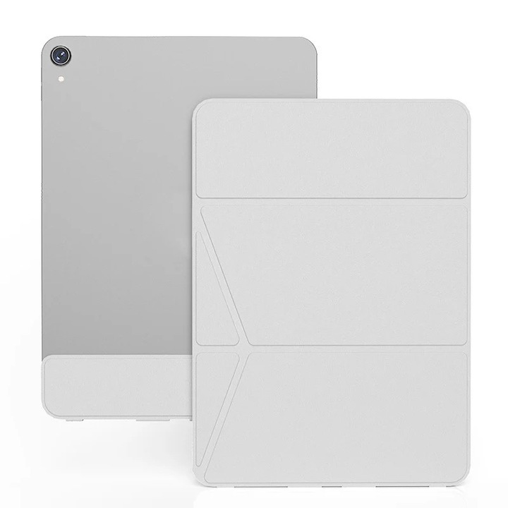 Husa magnetica slim pentru Ipad 10th generation 10.9/ A16 11, Culoarea Gri – design usor, protectie durabila, folio, magnetic