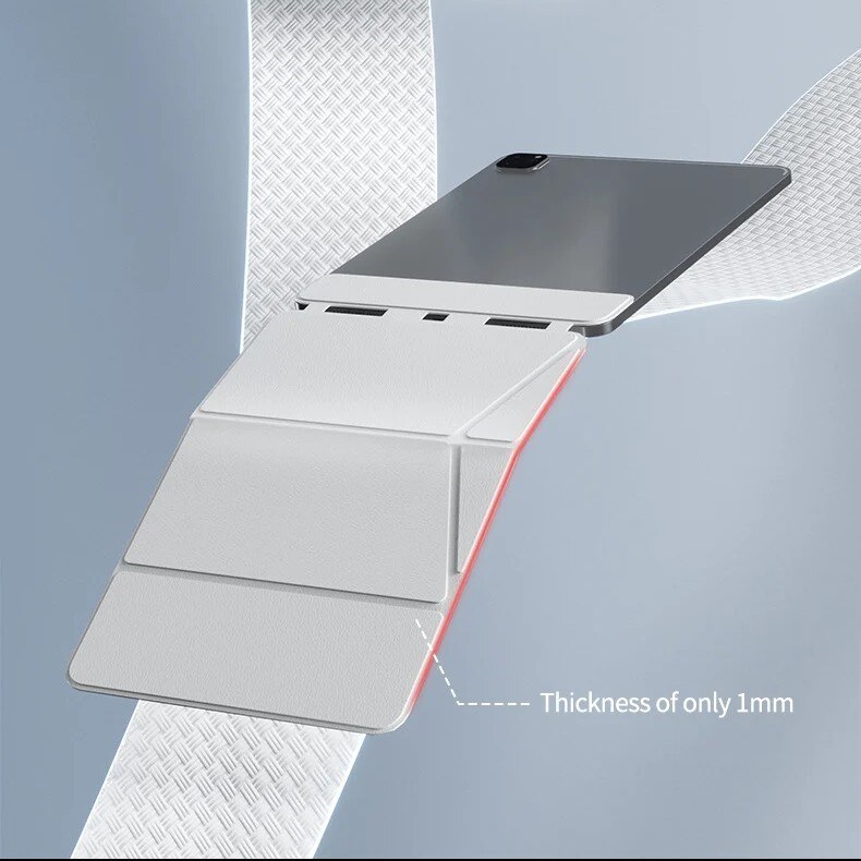 Husa magnetica slim pentru Ipad 10th generation 10.9/ A16 11, Culoarea Gri – design usor, protectie durabila, folio, magnetic